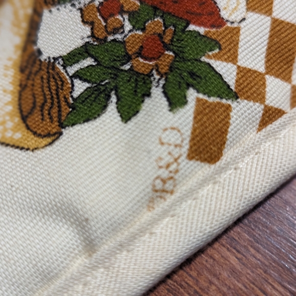 Vintage Mushroom Pot Holder Ladybug Daisies 70s VTG Quilted Kitchen Boho Retro - Picture 4 of 4